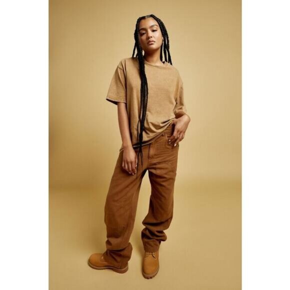 NWT GARAGE Carpenter Pocket Pant Size 26 Ginger Cookie - Picture 1 of 5
